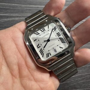 cartier santos large wssa0018