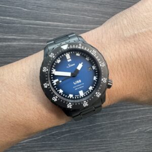 Sinn U50 Diving Watch 41mm Blue Dial Tegimented 1050.0202 U50 S