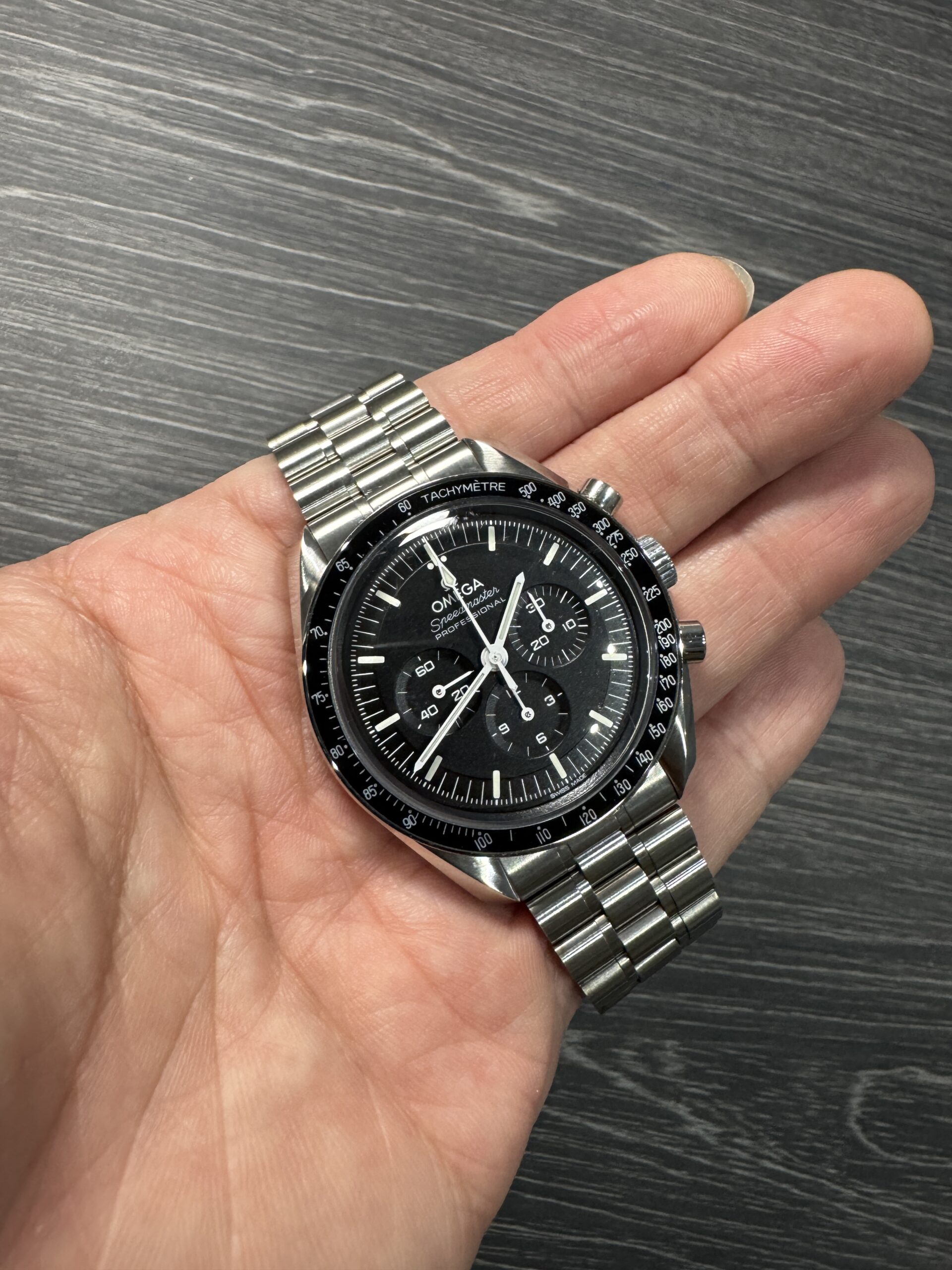 Omega Speedmaster Moonwatch Hesalite Professional 42mm 3861