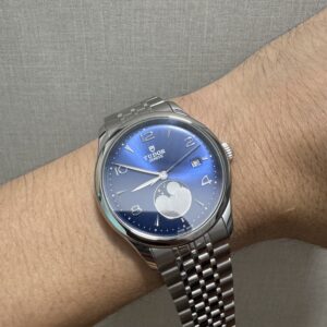 Tudor 1926 Luna Moon phase 39mm Blue 91560