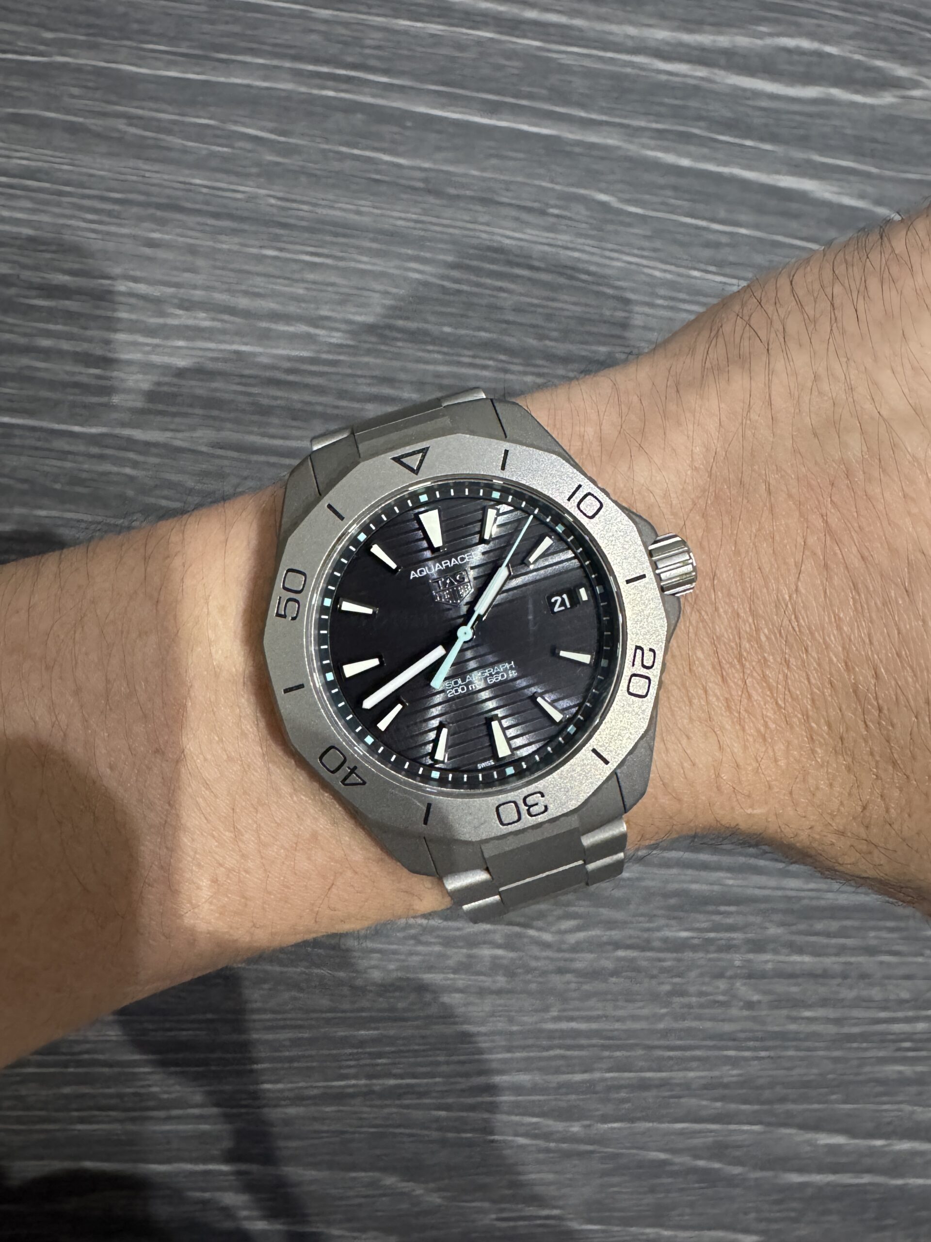 Tag Heuer Aquaracer Professional 200m Solargraph 40mm Titanium WBP1180.BF0000 M