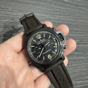 Panerai Luminor Marina 1950 Rattrapante Dubail Paris Chronograph Flyback 44mm Pam 357 00357