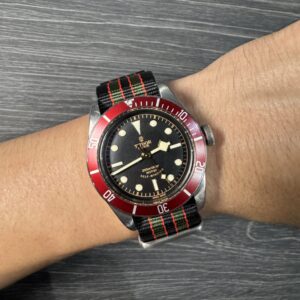 Tudor Black Bay Smiley Rose Logo Burgundy Red 41mm Heritage 79220R