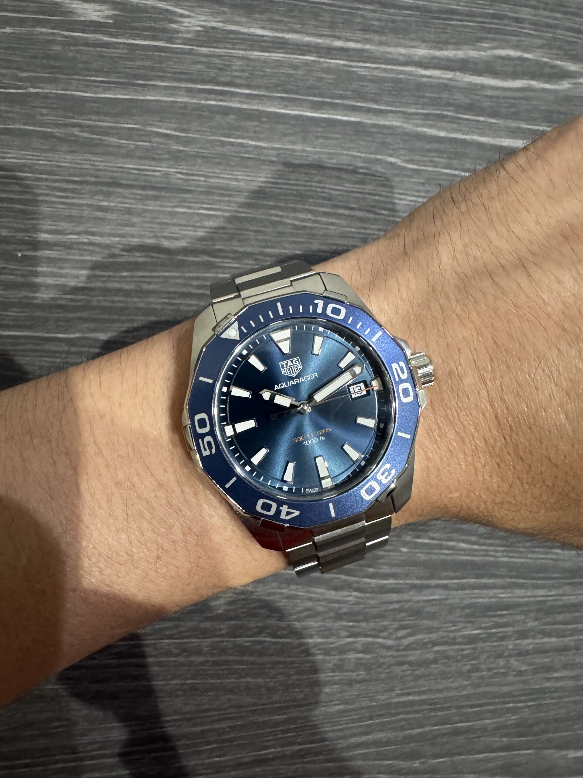 Tag Heuer Aquaracer 300m 41mm Blue Dial WAY111C.BA0928