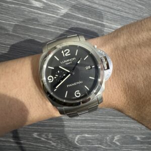 Panerai Luminor Marina GMT Steel Bracelet Pam 329 00329 44mm