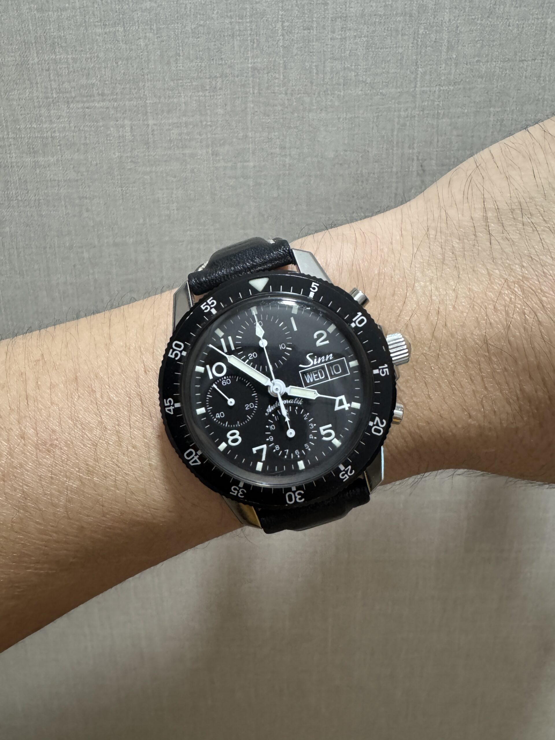 Sinn 103 ST Pilot Chronograph 41mm Black Dial Steel 103.035.ST.S S