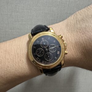 Schwarz Etienne Chronograph Date 895402 Black Dial Manual Winding Men Watches