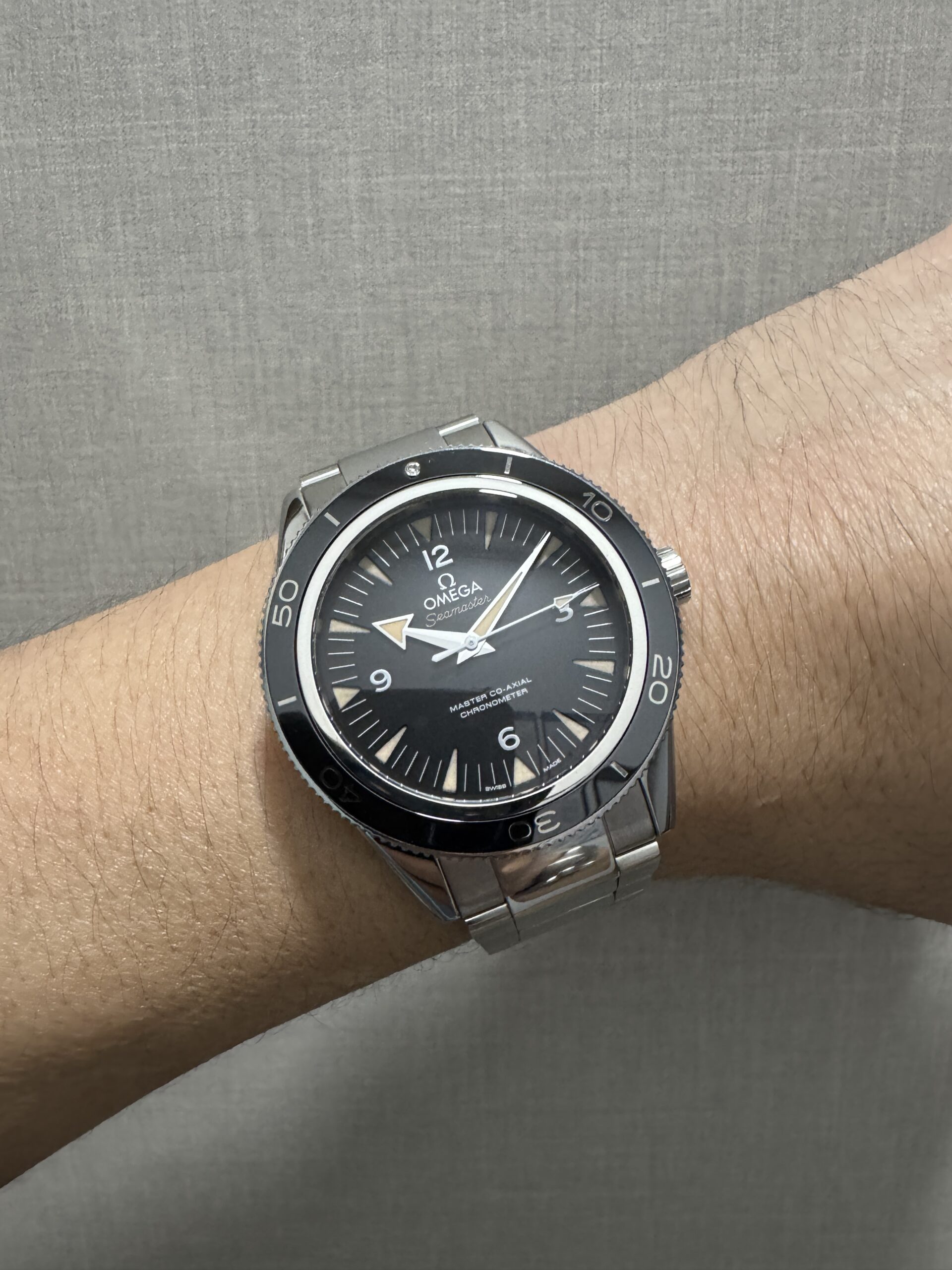Omega Seamaster 300 Heritage 41mm 233.30.41.21.01.001 Vintage black dial Steel bracelet