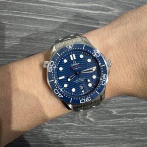 Omega Seamaster Diver 300m 42mm Blue Wave Dial Bracelet 210.30.42.20.03.001