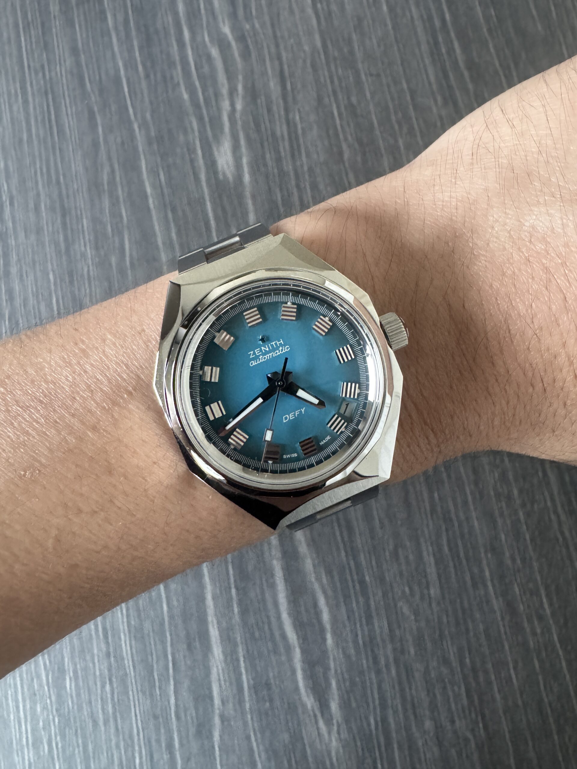 Zenith Defy Revival A3690 37mm Teal Blue Turquoise Green Dial 03.A3642.670/3690.M3642
