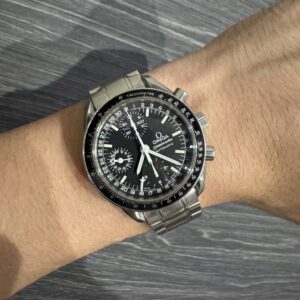 Omega Speedmaster Triple Date Day Calendar Chronograph 39mm 3520.5000 Black Dial Automatic