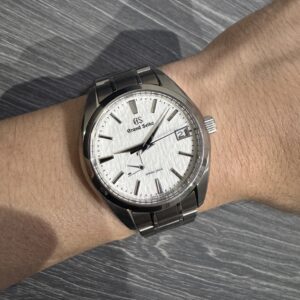 Grand Seiko Heritage Collection Snowflake 41mm White Dial SBGA211 G SBGA211G Spring Drive Titanium