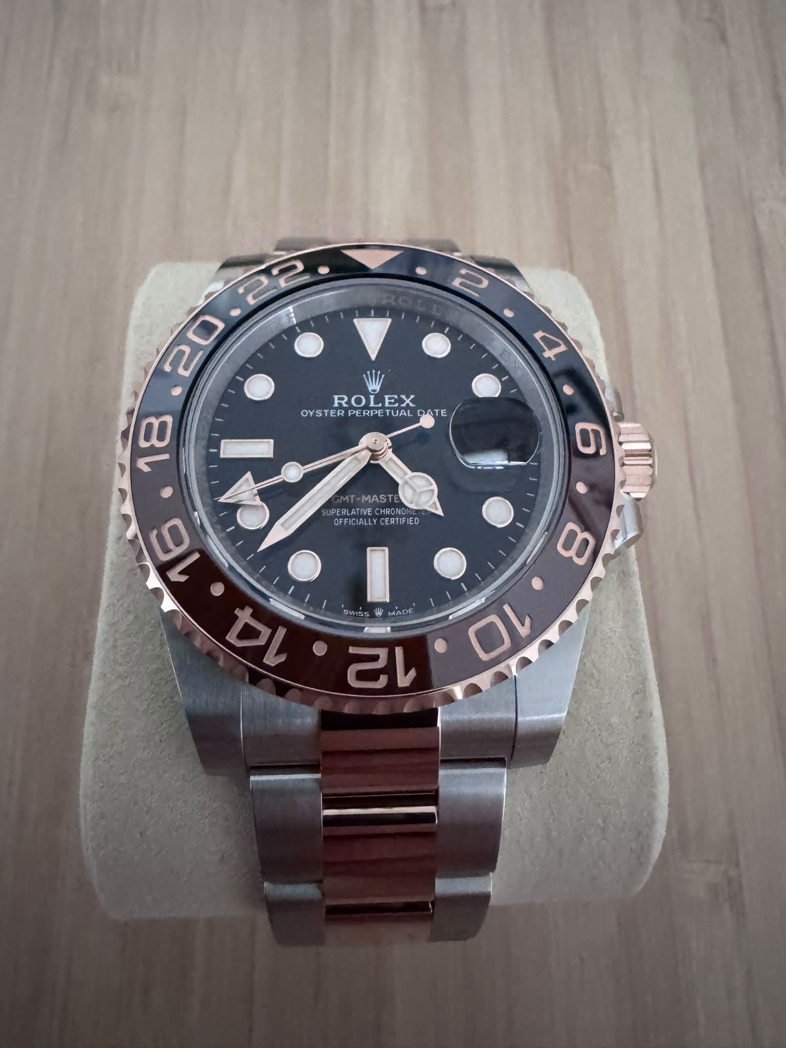 Rolex GMT Master II Rootbeer 126711CHNR Oystersteel & Everest Gold 40mm